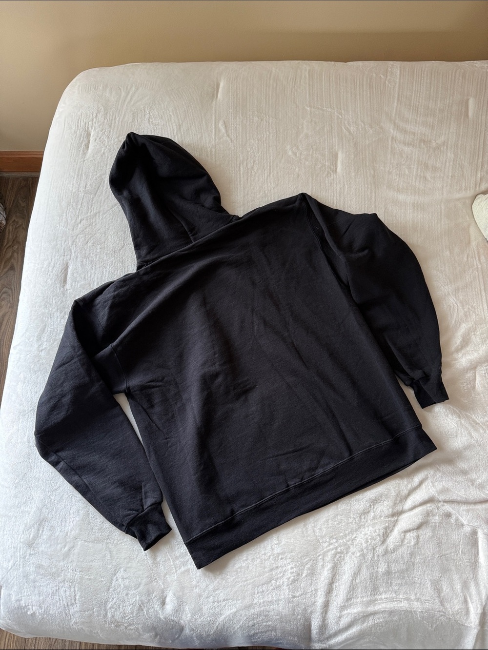 Black Graphic Def Leppard Hoodie Sweatshirt - Picture 2 of 5